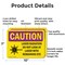 Signmission Radiation & Laser Sign, 7 in H x 10 in W, Aluminum, Rectangle OS-2PACK-CR-A-710-L-10146 - alternate 7